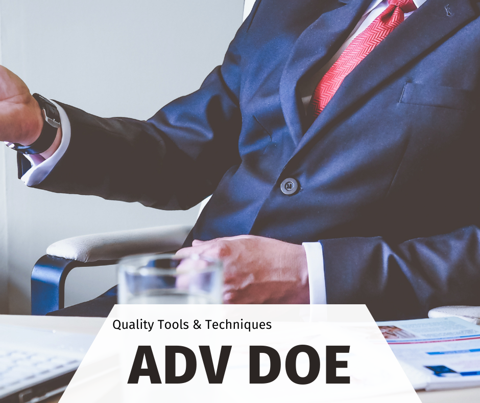 Advanced Design of Experiments